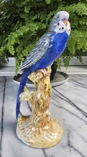 Vintage Zaccagnini Italy Parakeet Blue Bird 8
