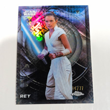 Topps 2026 Chrome Star Wars Rey Logofractor /77 picture