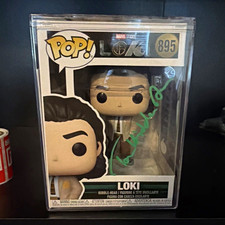 Funko Pop Marvel Loki # 895 Tom Hiddleston Autographed JSA Cert picture