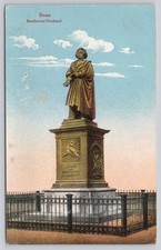 Bonn Germany Beethoven Monument Denkmal Statue Postcard 1919 Dated picture