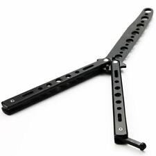 Stainless Steel Butterfly Balisong Comb Trainer Training Knife Dull Tool US picture