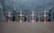Georgian Jelly Glasses Four Antique quality English lead faceted glass Rare picture