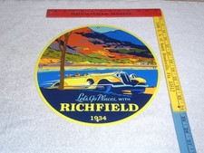 VINTAGE 1934 RICHFIELD ANTIQUE CAR  11 3/4