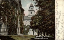 Vermont Middlebury College and grounds ~ postcard sku885 picture