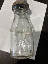 Vintage Red Indian  McColl Frontenac Oil Bottle picture