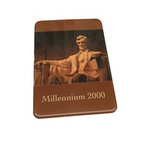 Vtg Abraham Lincoln Millennium Metro Subway WMATA Fare Card Holder Sleeve 200pcs picture