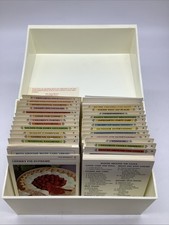 Vintage 1973 BETTY CROCKER Recipe Card Library White Box picture