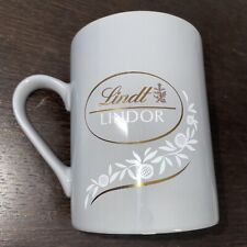 Lindt Coffee Cup Mug Gray White Gold Lindor Chocolate Collectors Edition 4