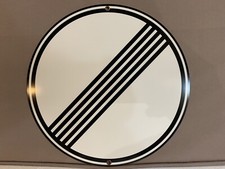 Autobahn road sign NO speed limit German European Porsche BMW Mercedes Audi vw picture