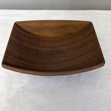 Gladmark Burbank MCM Walnut Wood Bowl Circa 1960's Stunning picture