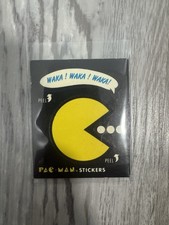1980 FLEER #1 PAC MAN *KEY ROOKIE CARD* SERIES 1 NO EYES WAKA  sticker rc picture