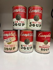 5 Vintage Campbell’s Soup Cans picture