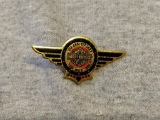 Harley Davidson MDA 1980-1990 10th Anniversary Hat Jacket Vest Pin picture