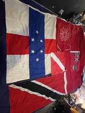 Paramount Flag Co. Vintage Sewn Nautical Signal Flags Lot, 1991 picture