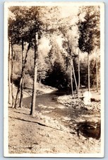 c1940's Cumberland Mountain Stream Crossville TN Cline RPPC Photo Postcard picture