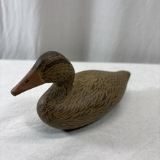 Vintage Hand Painted Pewter Duck picture