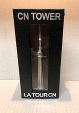 CN Tower silver-tone metal souvenir original box 5-1/4