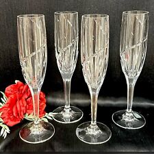 Champagne Flutes Mikasa Uptown Wedding Toasting Glasses Hand Blown Champagne * picture