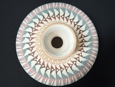 Navajo E. Whitegoat Signed Vase Etched 8 