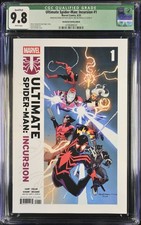 Ultimate Spider-Man Incursion #1 CGC 9.8  ERROR WITHOUT BLACK MARVE picture