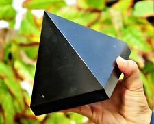 Large 120MM Black Tourmaline Stone Healing Power  Minerals Egyptian Pyramid picture