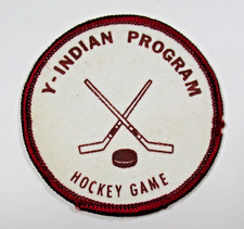 YMCA Y Indian Program Hockey Game Patch Vintage Activity Sew On picture