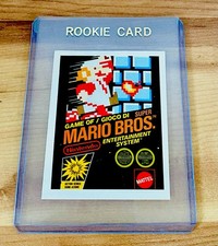 1992 Merlin Nintendo Super Mario Bros Sticker #1 RARE Vintage NM picture