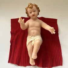 Vtg Wax Baby Jesus Figure 9