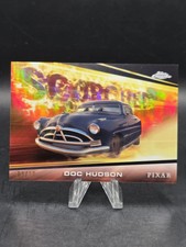 2026 Topps Chrome Disney Scorched Doc Hudson Black Refractor Cars /10 picture