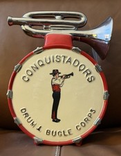 VINTAGE 1971 EZRA BROOKS CONQUISTADORS DRUM & BUGLE CORPS DECANTER picture