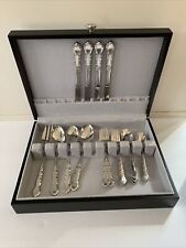 AMERICANA Lyon 1847 Rogers Flatware Case Canada Stainless Glossy Vintage picture