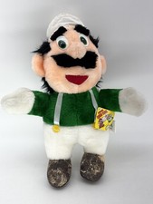 Vintage 1989 ACME Nintendo Super Mario Bros. LUIGI Plush Toy Doll w/ Tag picture