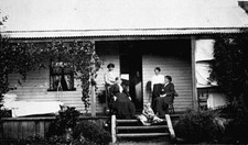 A family group Wangaratta District Victoria ca 1925 OLD PHOTO picture