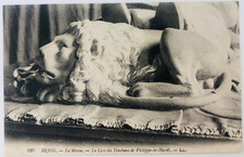 Vtg Dijon France Le Musee Le Lion du Tombeau de Philippe le Hardi Postcard P178 picture