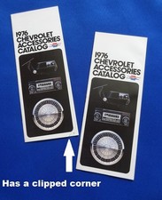 1976 Chevrolet Automobile ACCESSORIES Brochure - 2 for 1 SALE picture