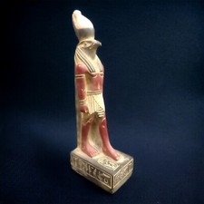 Rare Ancient Egyptian Antique God Horus Unique Statue Pharaonic Egyptian BC picture