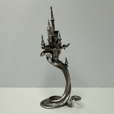 Vintage 1993 James Lane Casey Pewter Cloud Castle Crystal Figurine S279 Paragon picture