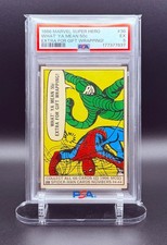 1966 Donruss Marvel Super Heroes #38 Spider-Man ROOKIE SET - PSA 5 picture