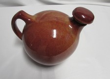 Vintage Niloak Pottery #71 Tilt Ball Pitcher Jug w/ Original Ceramic Stopper picture