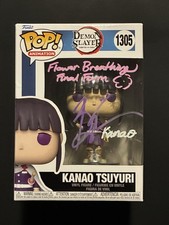 AUTO W/QUOTE + DOODLES: Kanao Tsuyuri Funko Pop Demon Slayer (COA Certified) picture