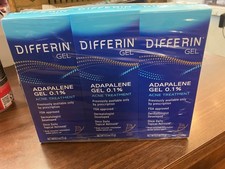 Differin Adapalene Gel 0.1% Acne Treatment .5oz 15g 3 Pack  Pump New Exp 6/28 picture
