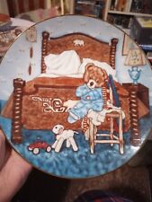 Vintage Lovable Teddies Plate Collection by Michael Hague Lot of (7) 1984 MINT picture