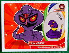 POKEMON MASTERS EE Sticker #147 ARBOK Ekans South America Edition PERU 2023 picture