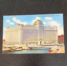 Merchandise Mart Chicago IL Building Postcard Unposted Divided Back Curt Teich picture