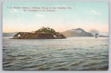 Alcatraz Island Military Prison San Francisco Bay Rieder Postcard c1910 picture