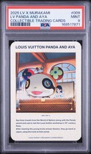 2025 Louis Vuitton X Murakami LV Trading Cards LV Panda And Aya #009 PSA 10 picture