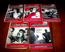 VTG DETECTIVE MYSTERY PULP FICTION Magazine (5) IN GERMAN JERRY COTTON BASTEI picture