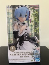 Re Zero Starting Life in Another World Rem Glitter & Glamours Figure Bandai picture