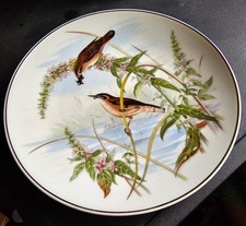 Vintage Bewick's Wren Porcelain Plate- Made in Germany picture