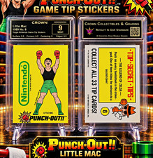 Topps 1989 Punch-Out Nintendo Game Tip Stickers #8 Little Mac Sticker Card picture